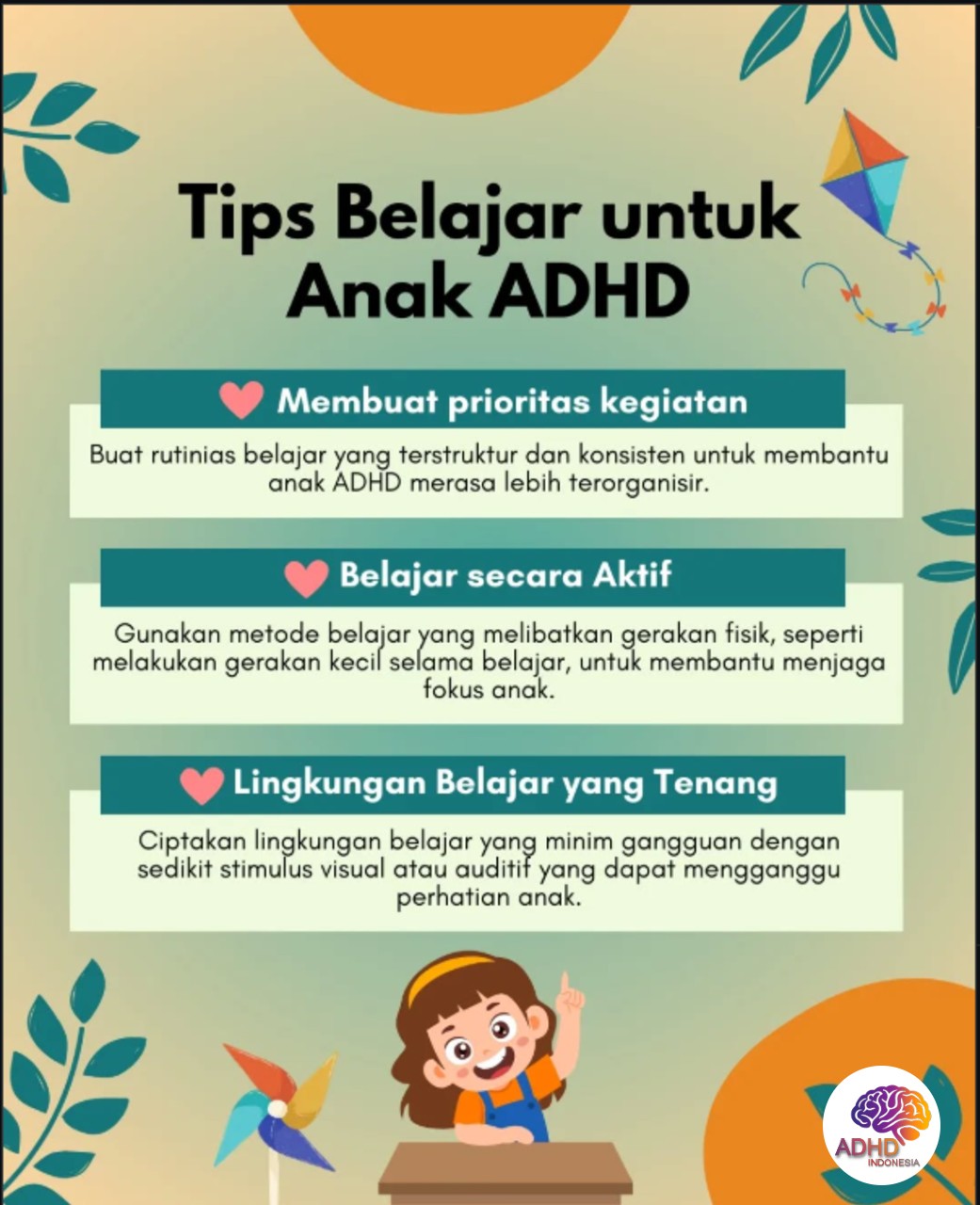 Strategi Belajar yang Cocok untuk Anak ADHD di Kabupaten Lamongan